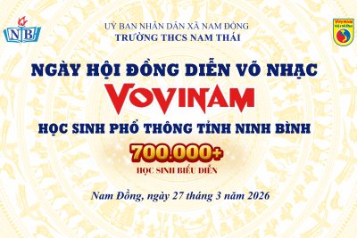 HỌC SINH THCS NAM THÁI HƯỞNG ỨNG NGÀY THỂ THAO VIỆT NAM 27/3